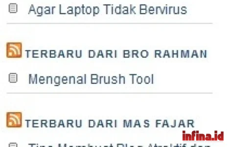 cara membuat RSS WordPress