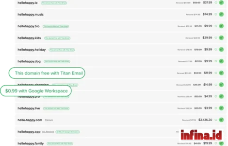 nama domain website