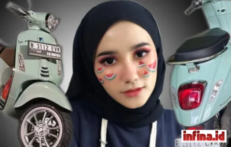 Vespa Anggi Tiara Dirampas
